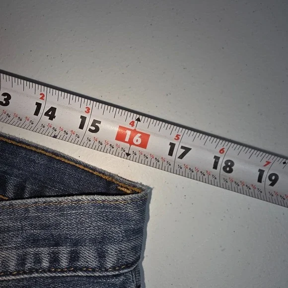 GAP Long and Lean Jeans Women's 12  Made in USA Y2K Stretch Denim‎ Ankle - Picture 5 of 6